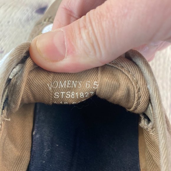 Sperry Topsider Lace Up Canvas Sneakers - Picture 6 of 7